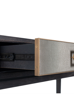 Modern Leather Console Table | Richmond Interiors Bloomingville | Oroa.com