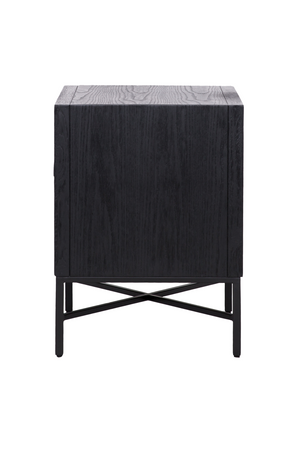 Black Wooden Chest of Drawers | Richmond Interiors Blax | OROA.com