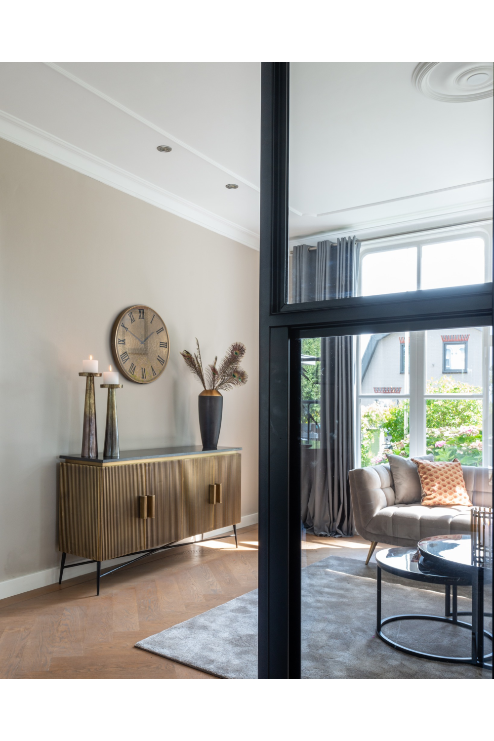 Modern Industrial Sideboard | Richmond Interiors Ironville | Oroa.com