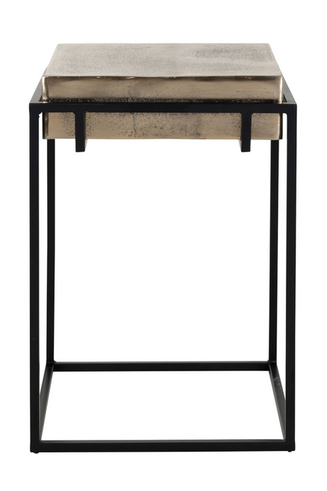 Rustic Aluminum End Table | Richmond Interiors Calloway | Oroa.com