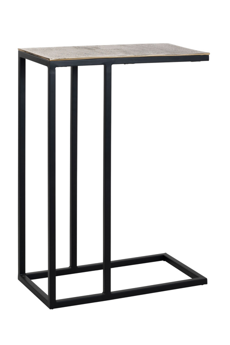 Champagne Gold Aluminum Side Table | Richmond Interiors Calloway | Oroa.com