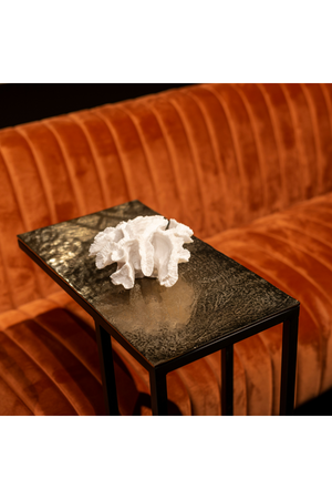 Champagne Gold Aluminum Side Table | Richmond Interiors Calloway | Oroa.com