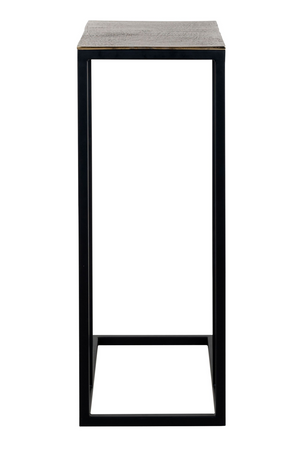 Champagne Gold Aluminum Side Table | Richmond Interiors Calloway | Oroa.com