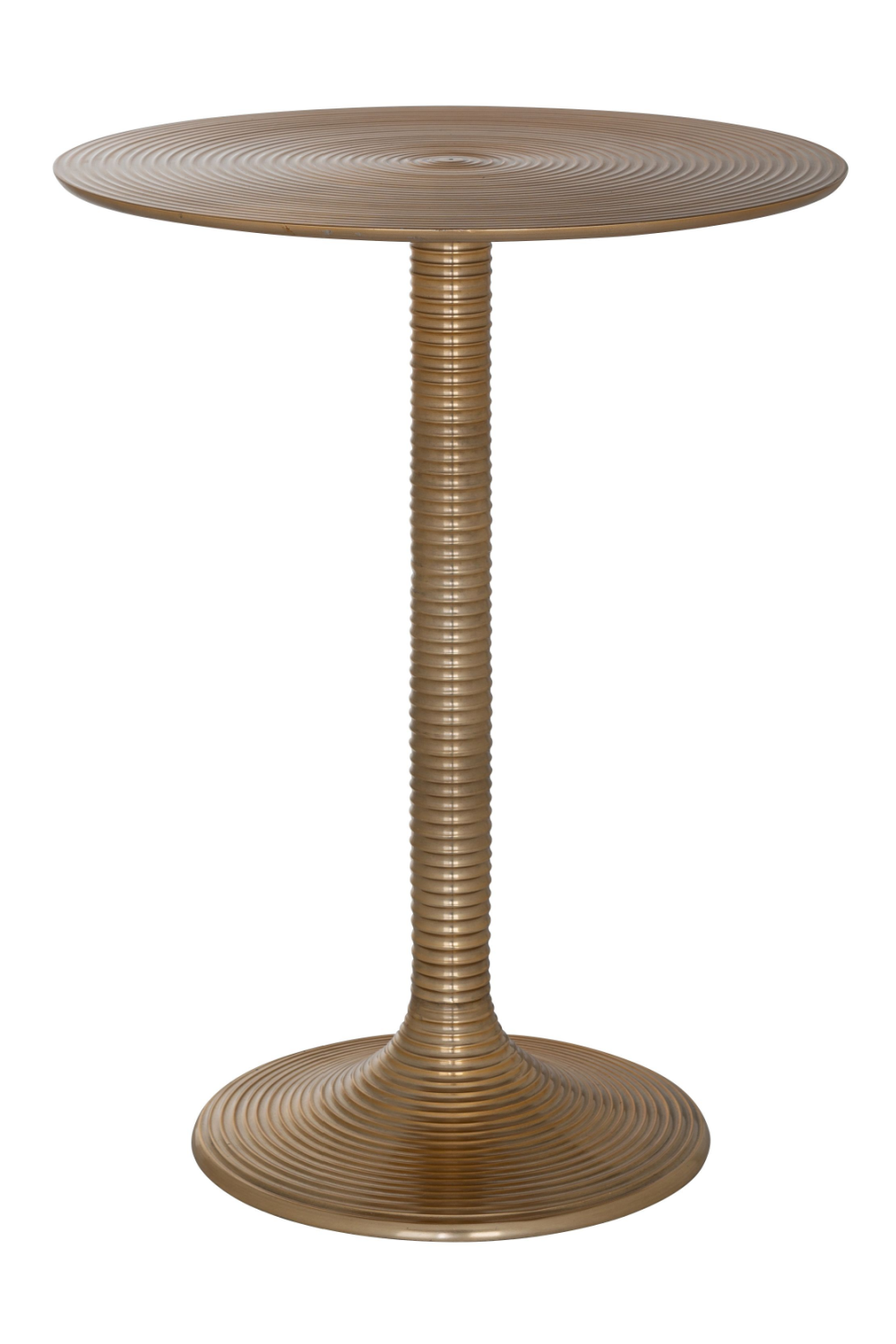Gold Pedestal End Table | OROA Dexter | Oroa.com