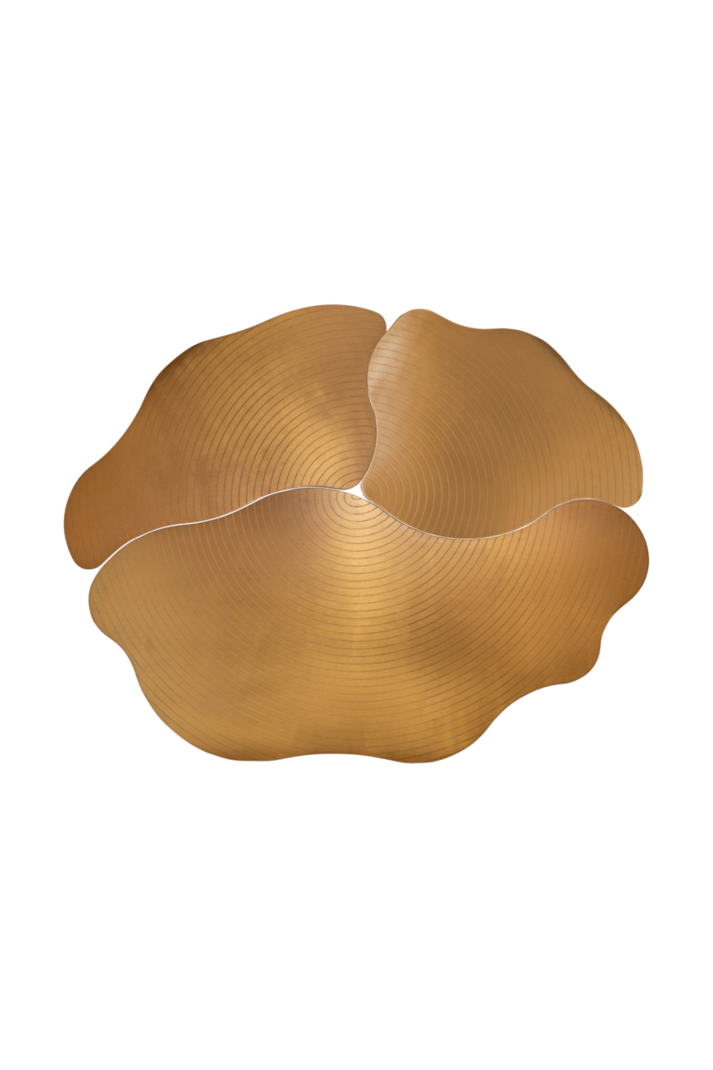 Abstract Shaped Gold Coffee Tables Set (3) | OROA Tree | OROA.com