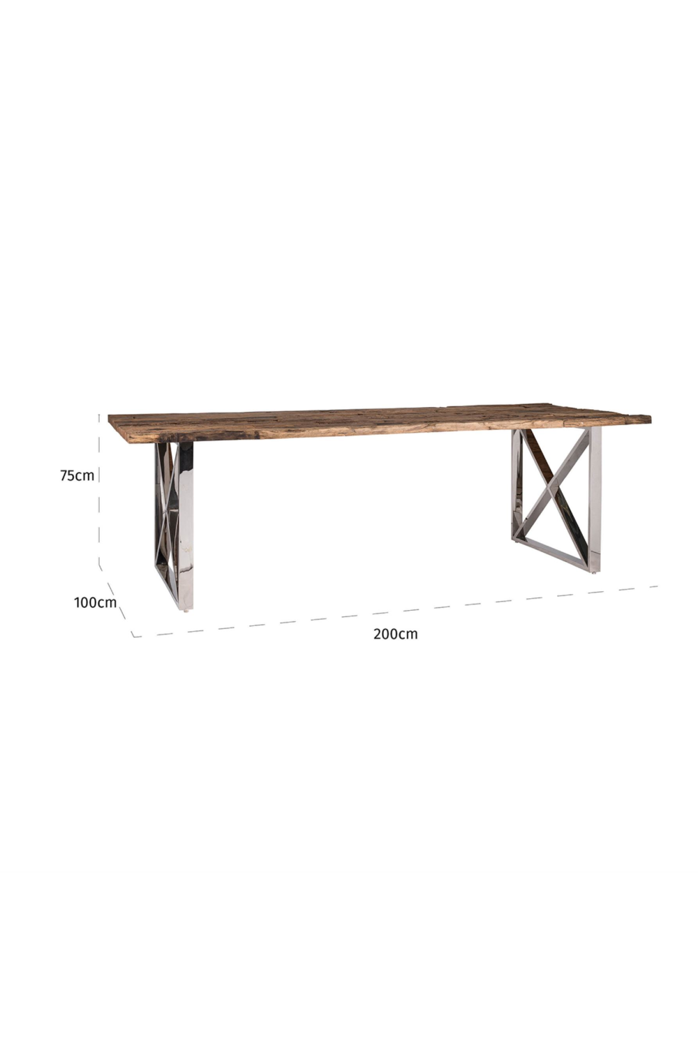 Rustic Wood Dining Table | OROA Kensington | Oroa.com