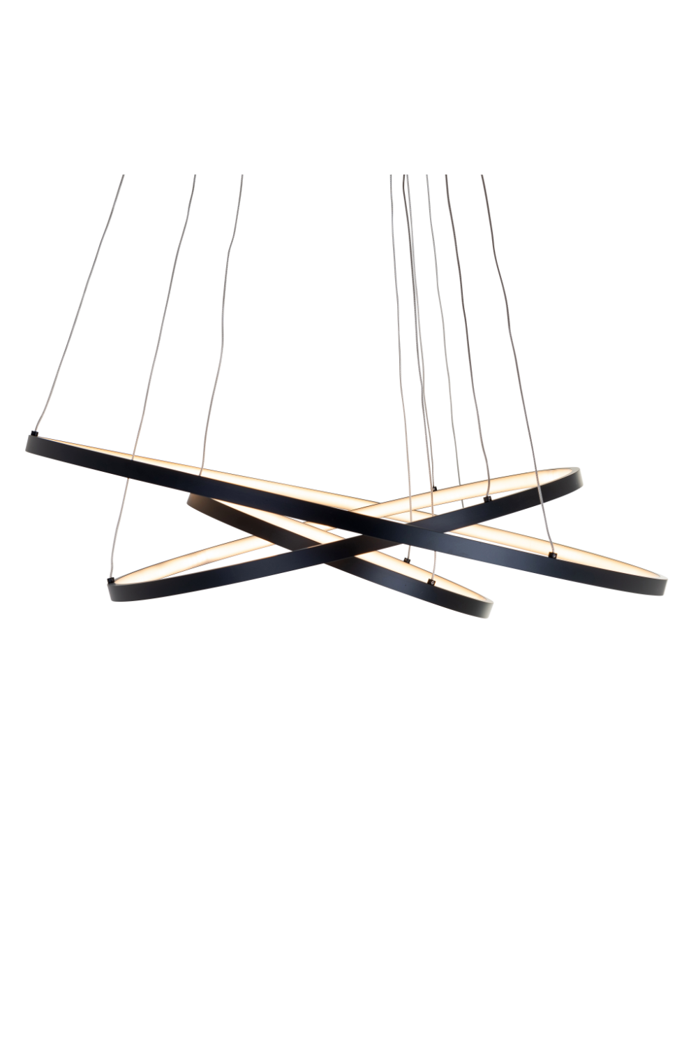 Black Aluminum Modern Hanging Lamp | OROA Amira | OROA.com