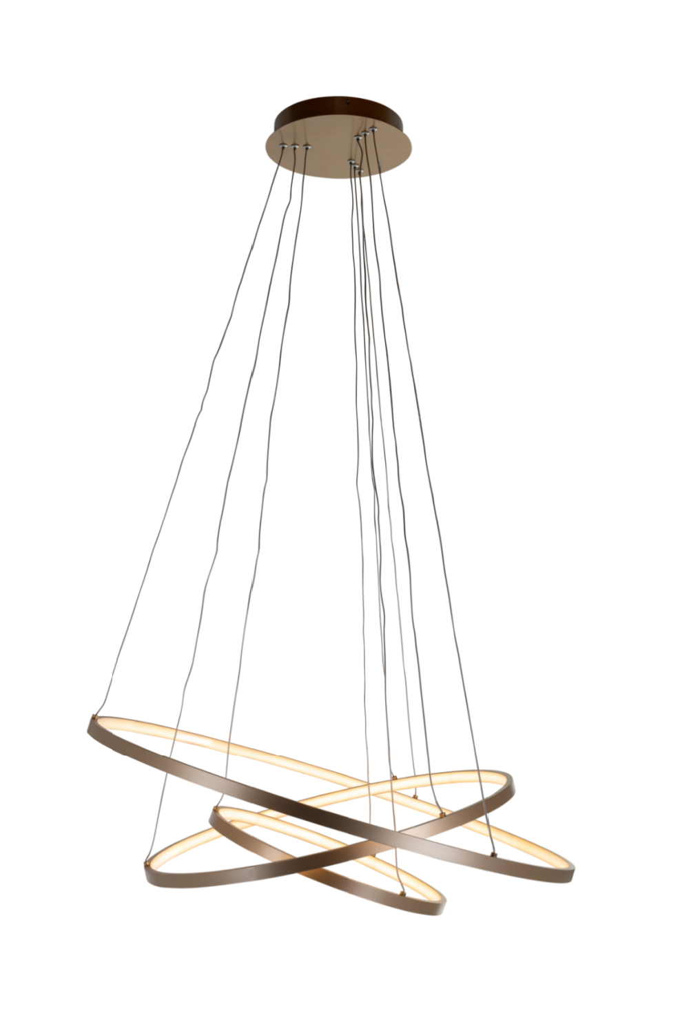 Gold Aluminum Modern Hanging Lamp | OROA Amira | OROA.com