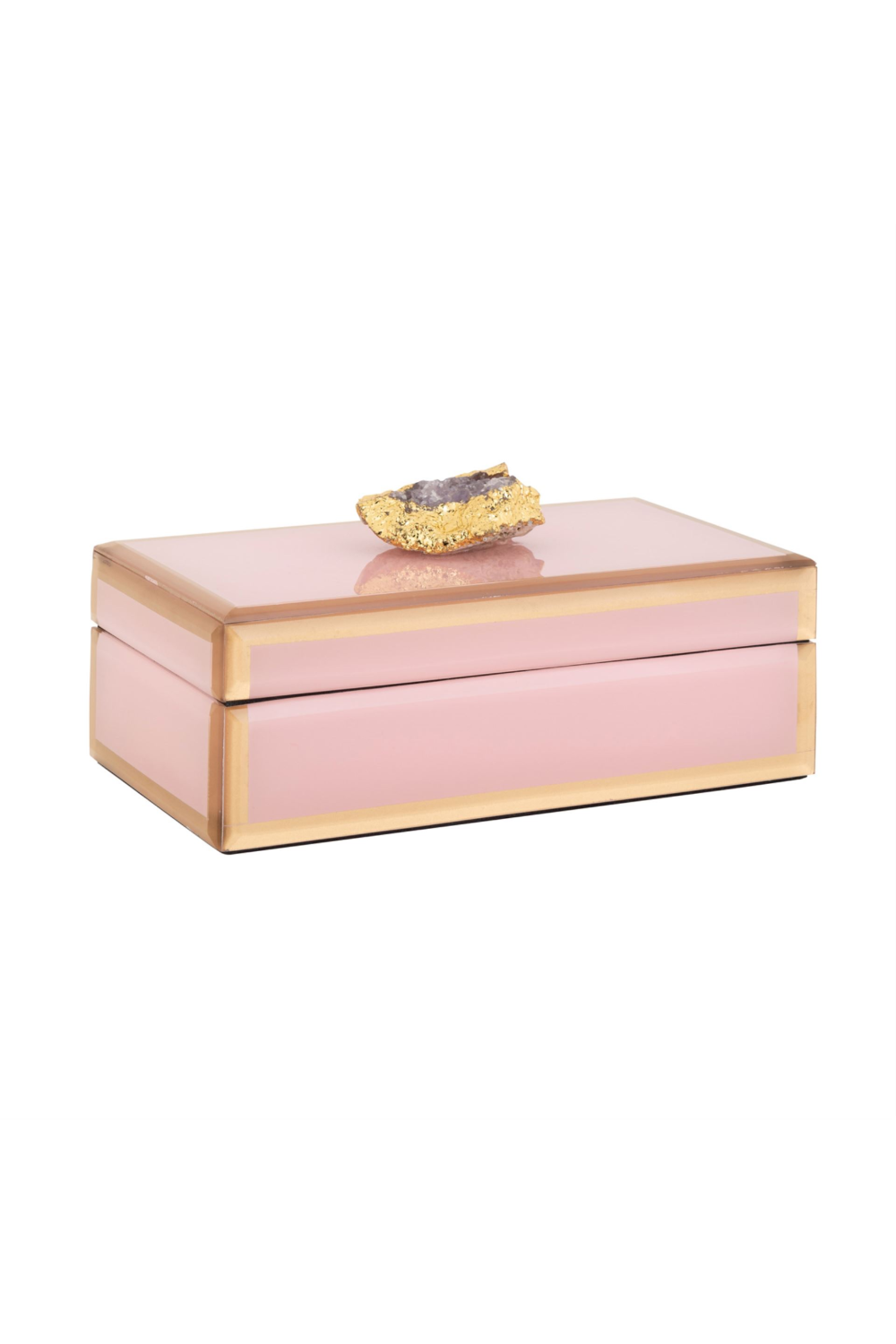Crytal Top Pink Jewellery Box | OROA Jaylyn | Oroatrade.com