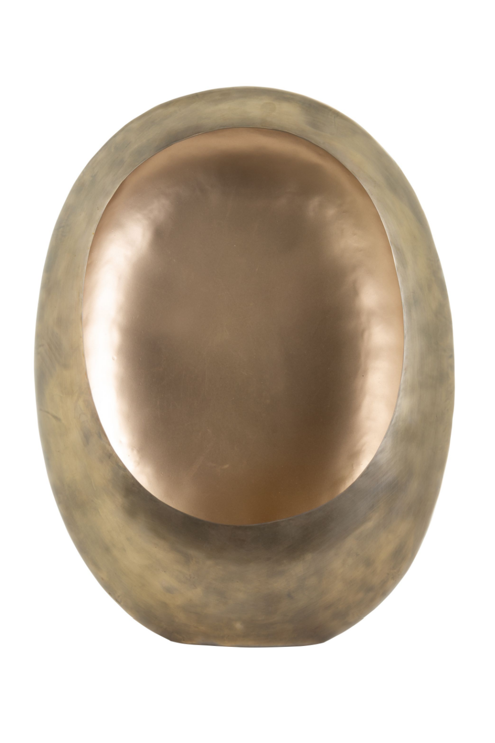 Gold Aluminum Oval Candlestick M | OROA Majlen | Oroa.com