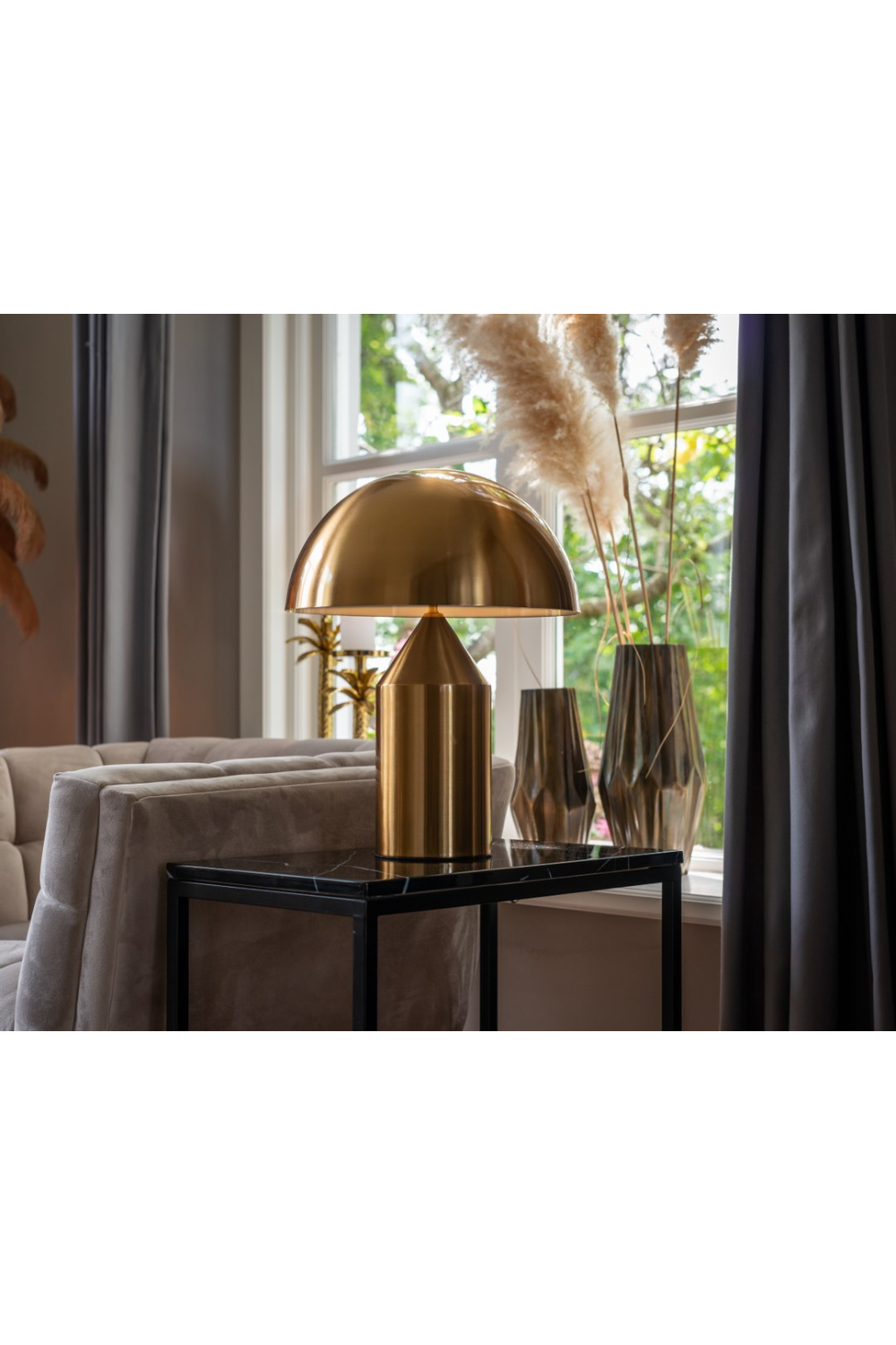 Gold Dome Table Lamp | OROA Alicia | Oroa.com