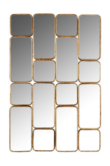 Conjoined Geometrical Mirrors | Richmond Interiors Birche | Oroa.com