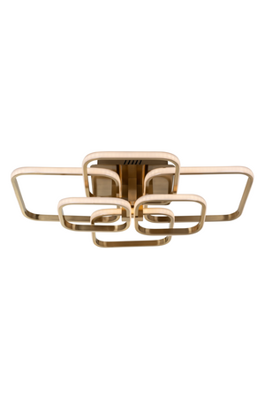 Golden Squares Modern Ceiling Light | Richmond Interiors Cailey | OROA.com
