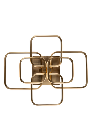 Golden Squares Modern Ceiling Light | Richmond Interiors Cailey | OROA.com