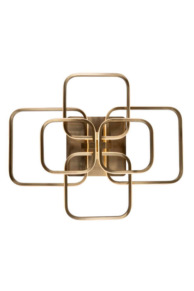 Golden Squares Modern Ceiling Light | Richmond Interiors Cailey | OROA.com