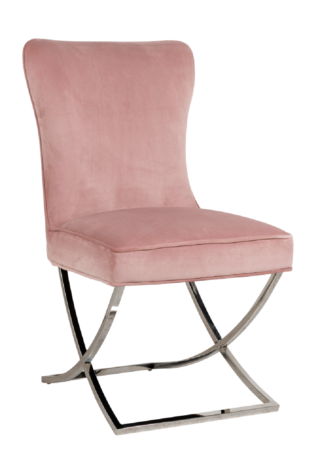 Pink Velvet Dining Chair | OROA Scarlett | OROA.com