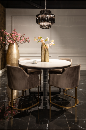 Stone Velvet Modern Armchair | Richmond Interiors Hadley | Oroa.com