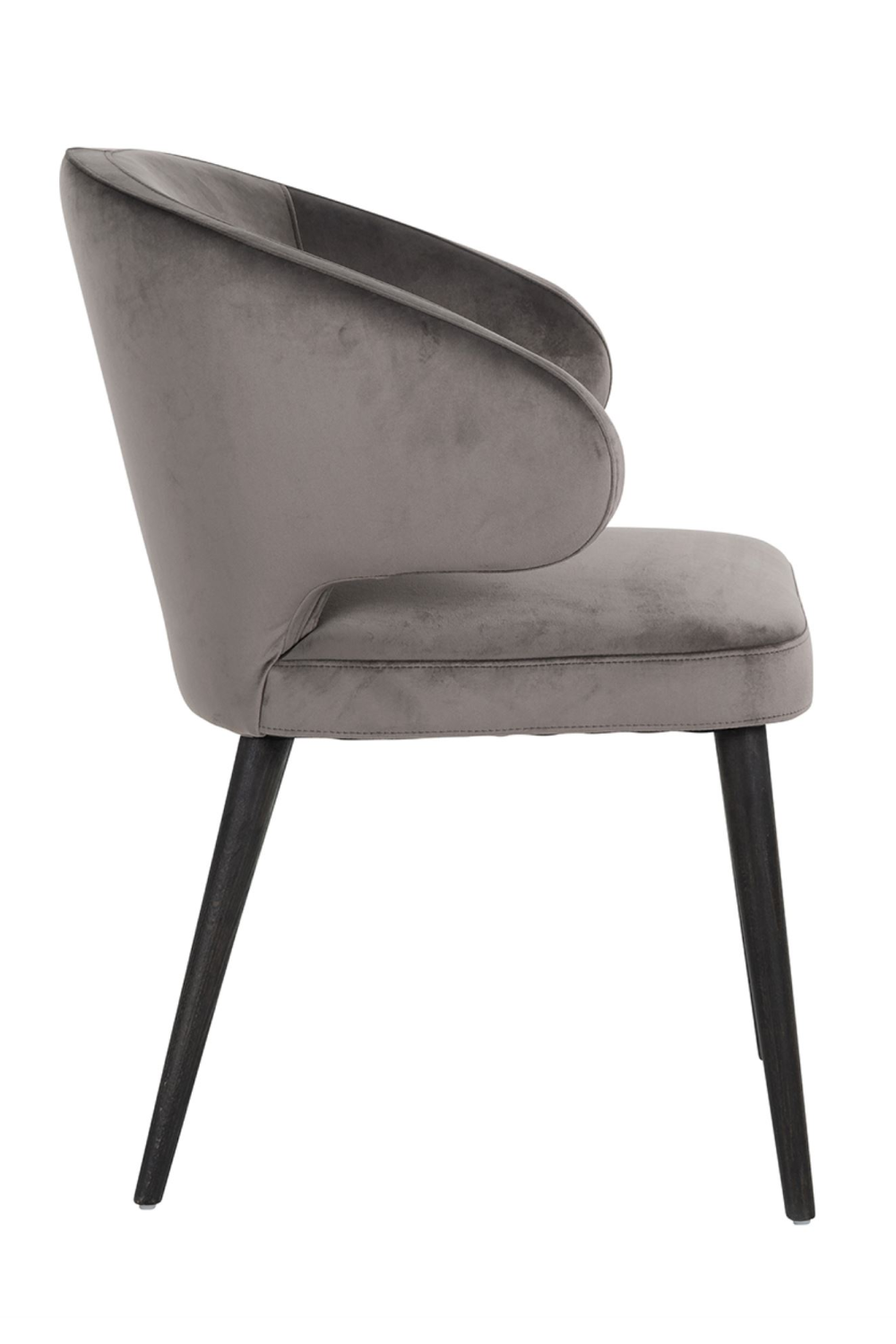 Velvet Upholstered Dining Chair | Richmond Interiors Indigo | Oroa.com