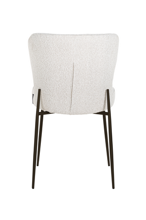 Minimalist White Bouclé Chair | Richmond Interiors Darby | OROA.com