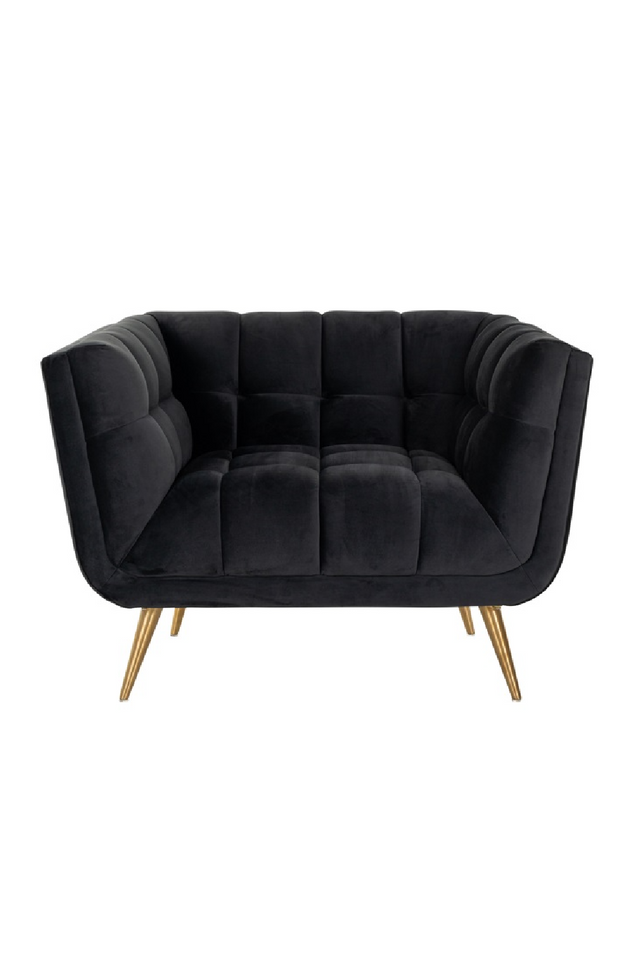 Channel-Tufted Lounge Chair | Richmond Interiors Huxley | Oroa.com