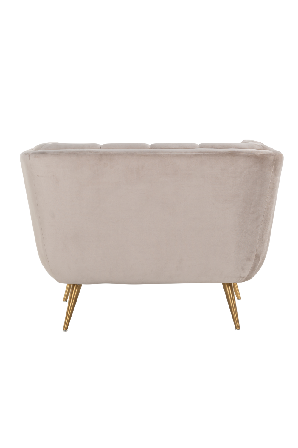 Khaki Velvet Box Armchair | Richmond Interiors Huxley | OROA