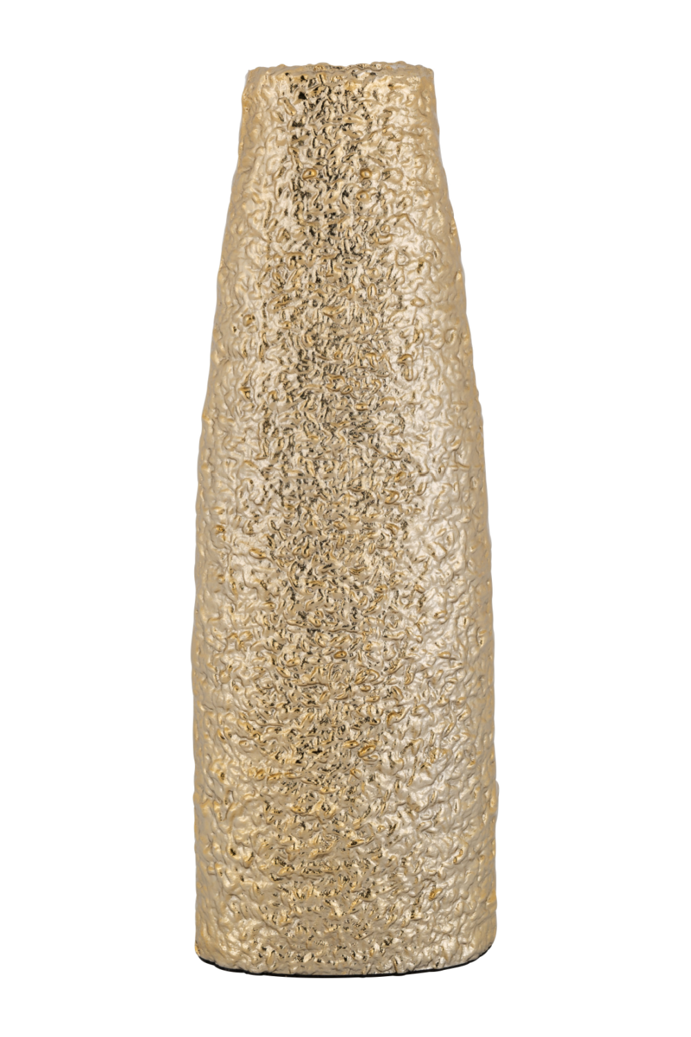 Gold Aluminum Textured Vase S | OROA Lucino | OROA.com