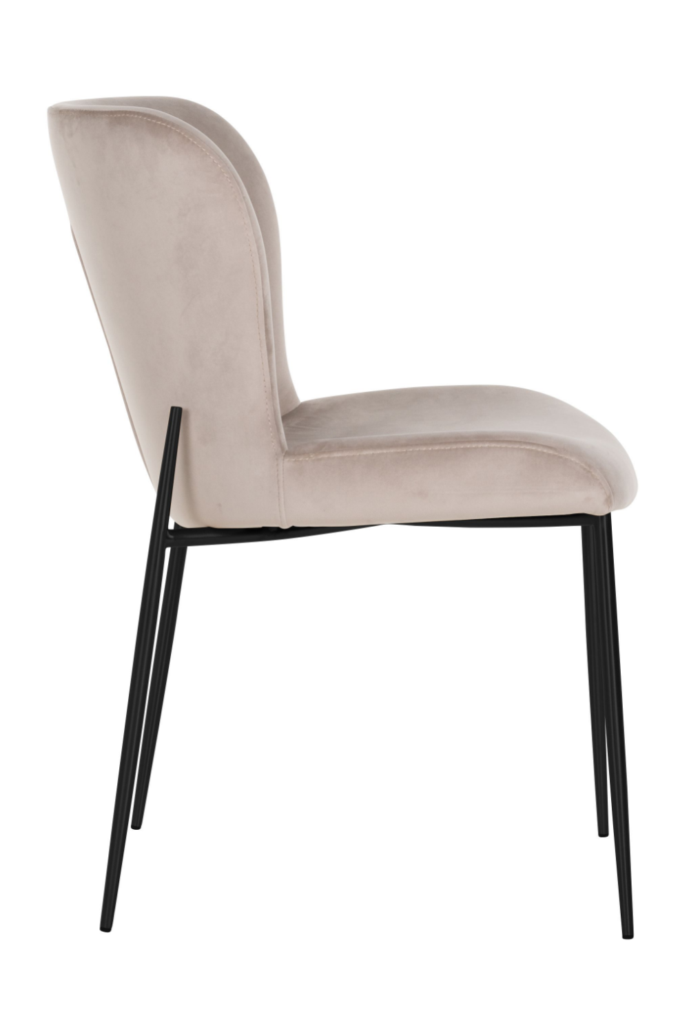 Khaki Velvet Dining Chair | OROA Darby | Oroa.com