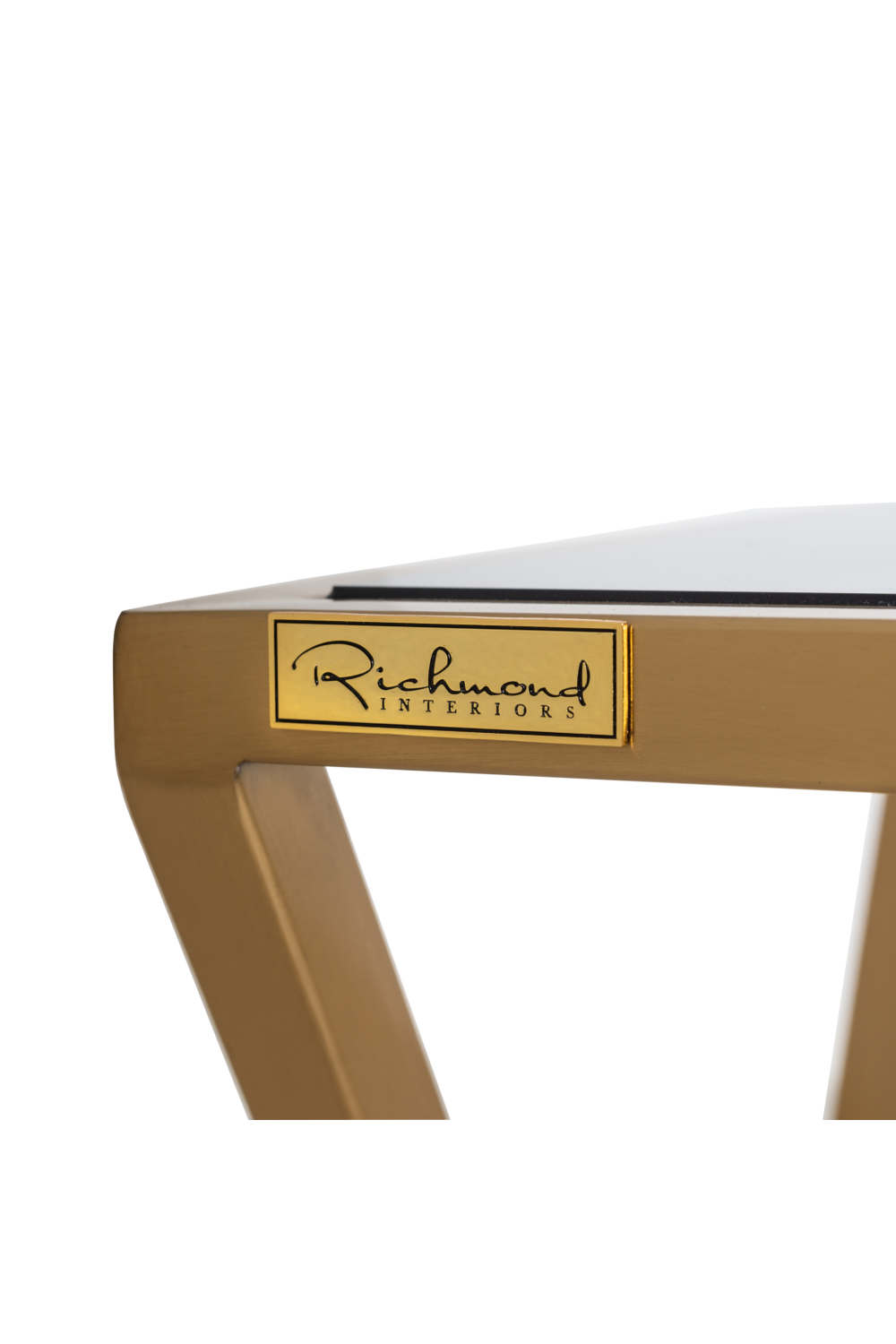 Brushed Gold Sofa Table | OROA Paramount  | Oroa.com