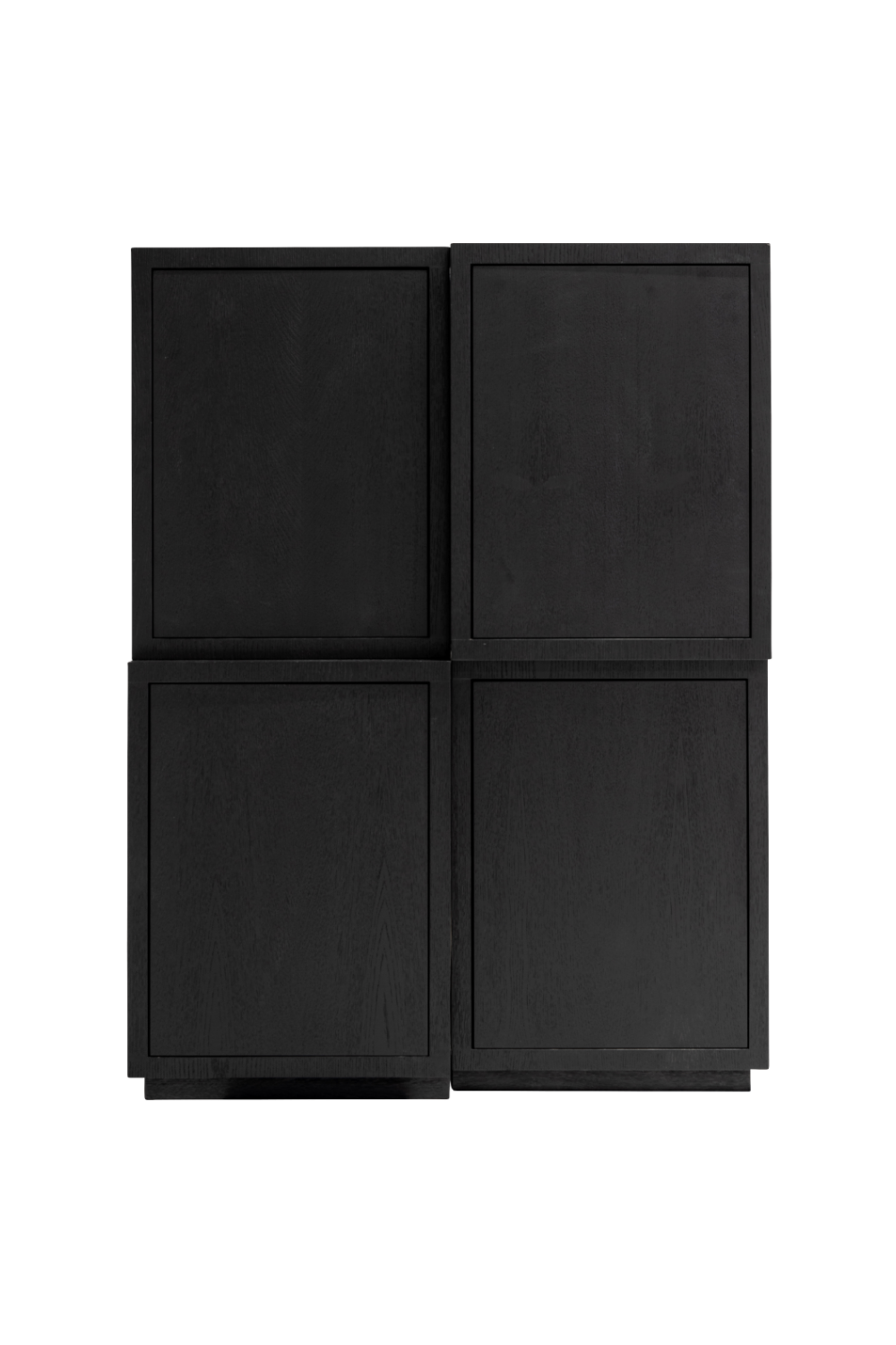 Black Oak 4-Door Cabinet | OROA Tetrad | OROA.com