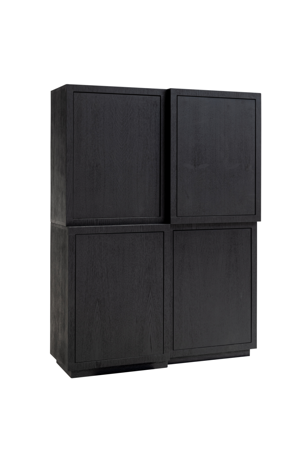 Black Oak 4-Door Cabinet | OROA Tetrad | OROA.com