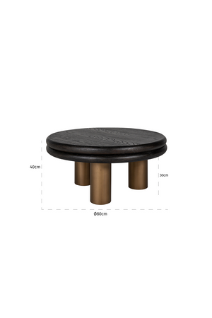 Metal Tripod Coffee Table | Richmond Interiors Macaron | Oroa.com