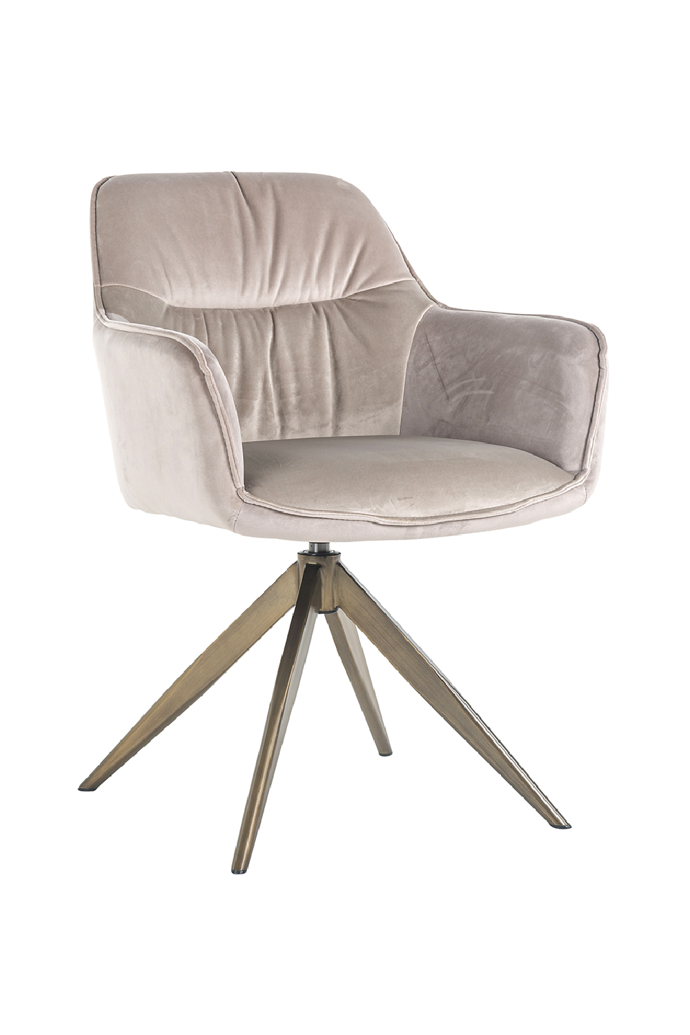 Upholstered Quadropod Swivel Chair | Richmond Interiors Aline | OROA.com