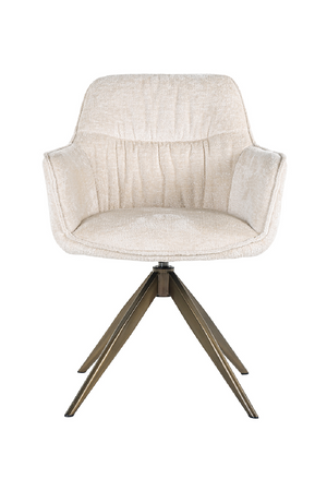 Upholstered Quadropod Swivel Chair | Richmond Interiors Aline | OROA.com