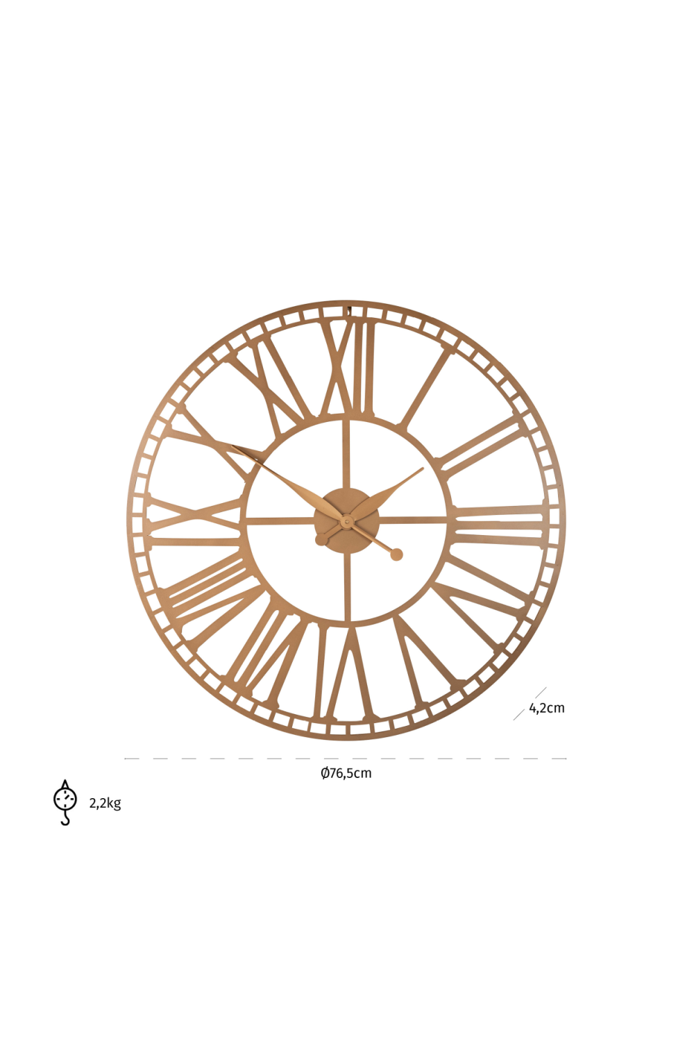 Mid-Century Modern Clock | OROA Jady | Oroa.com