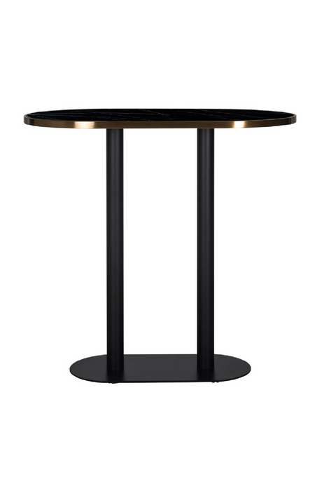 Oval Marble Bar Table | Richmond Interiors Zenza | Oroa.com
