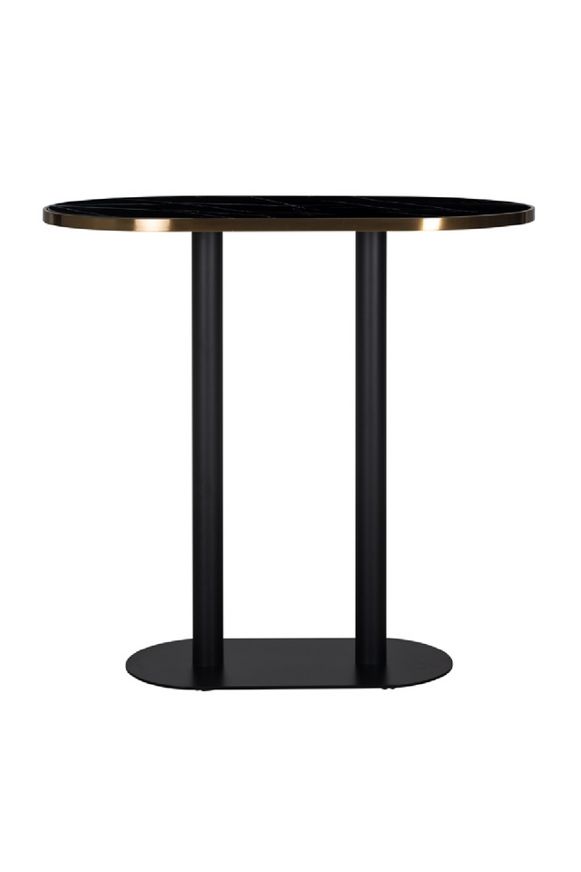 Oval Marble Bar Table | Richmond Interiors Zenza | Oroa.com
