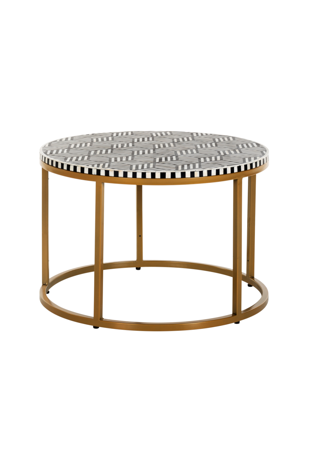 Round Patterned Coffee Table | OROA Bliss | Oroa.com
