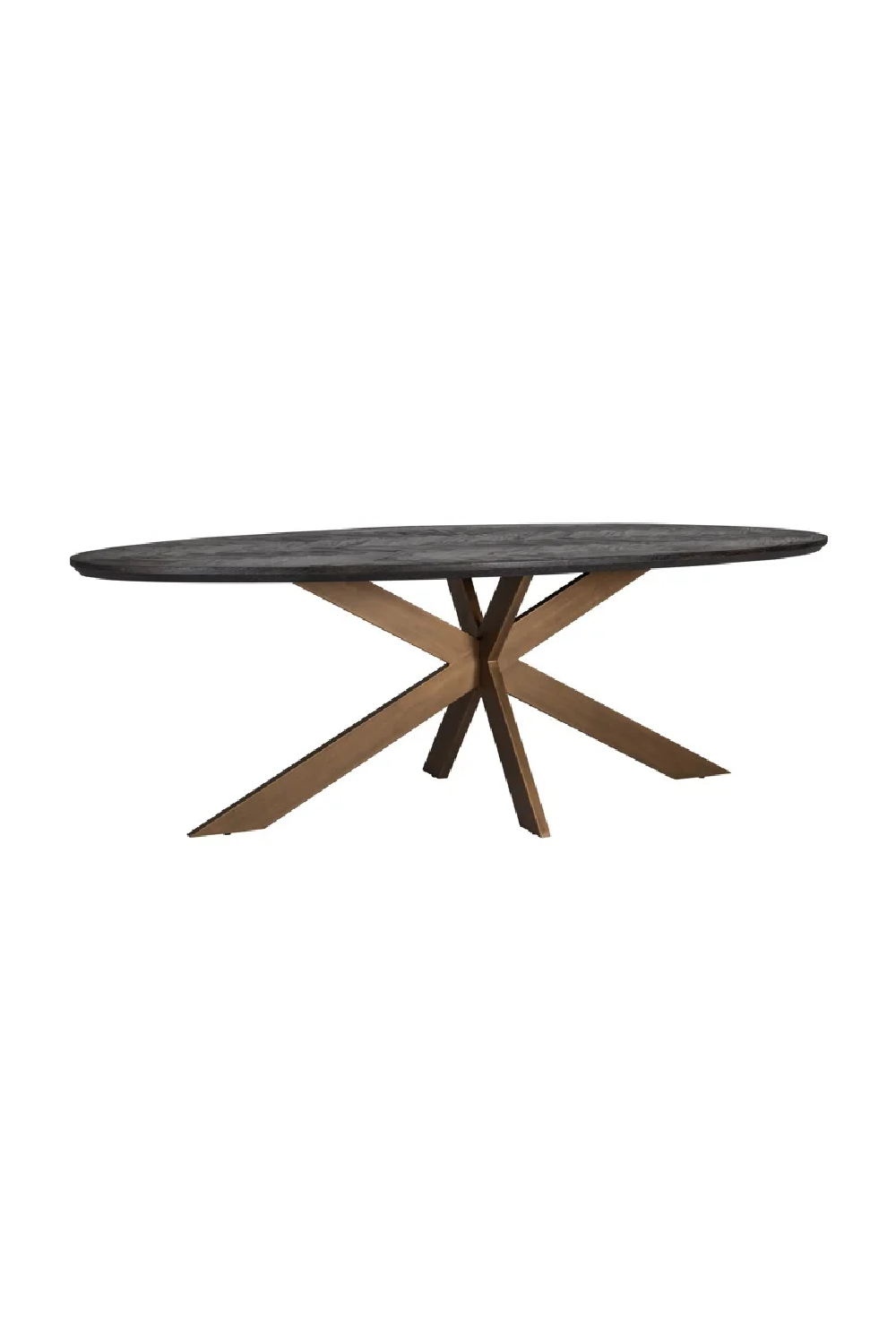 Oval Black Dining Table | Richmond Interiors Blackbone | Oroa.com