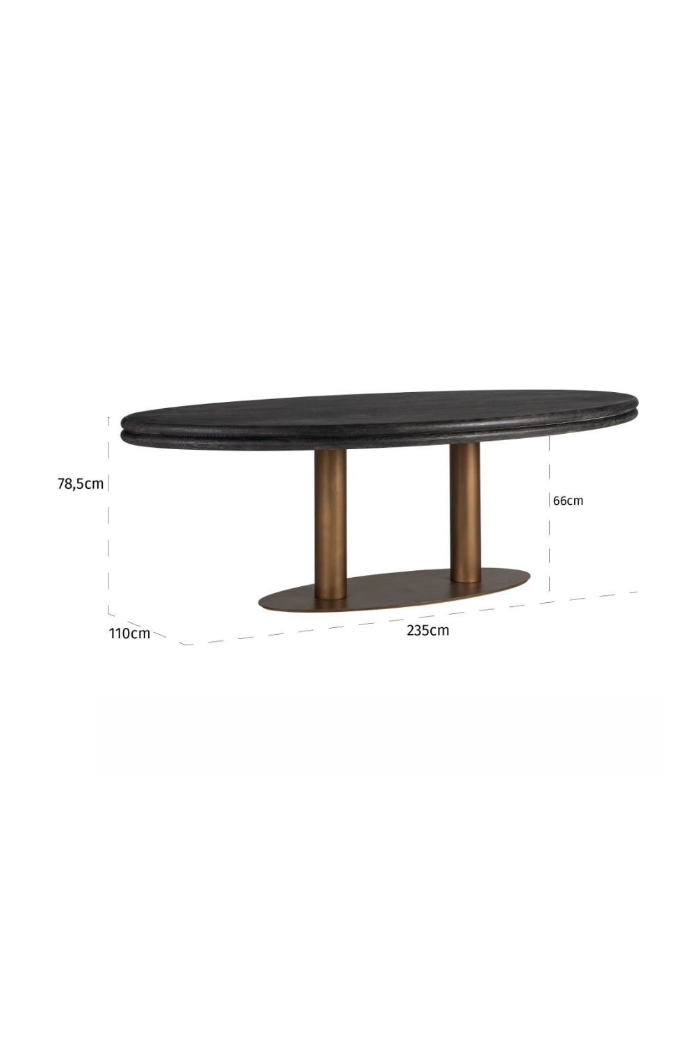 Oval Oak Dining Table | OROA Macaron | Oroa.com