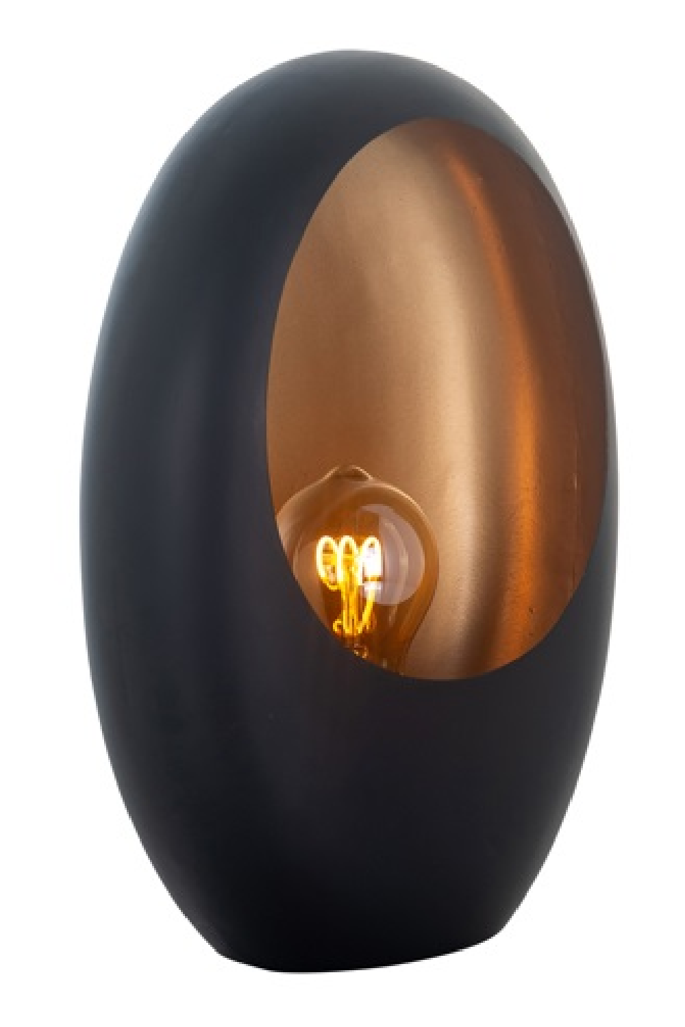 Black Ovoid Table Lamp S | OROA Lina | Oroa.com