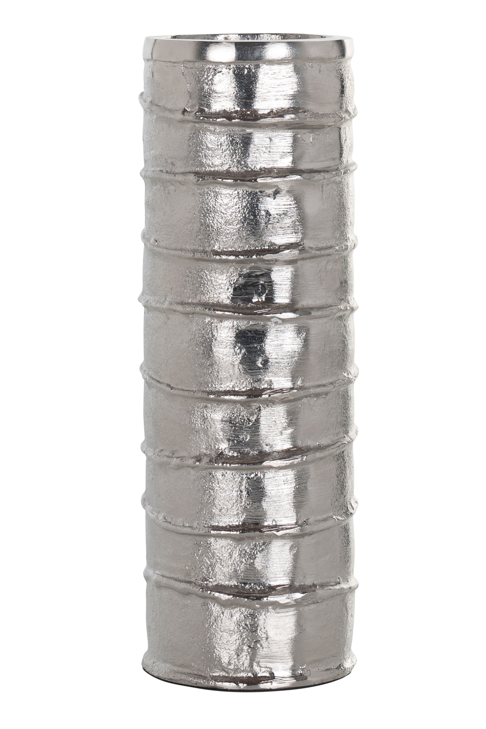 Cylindrical Silver Candle Holder | OROA Linde | Oroa.com