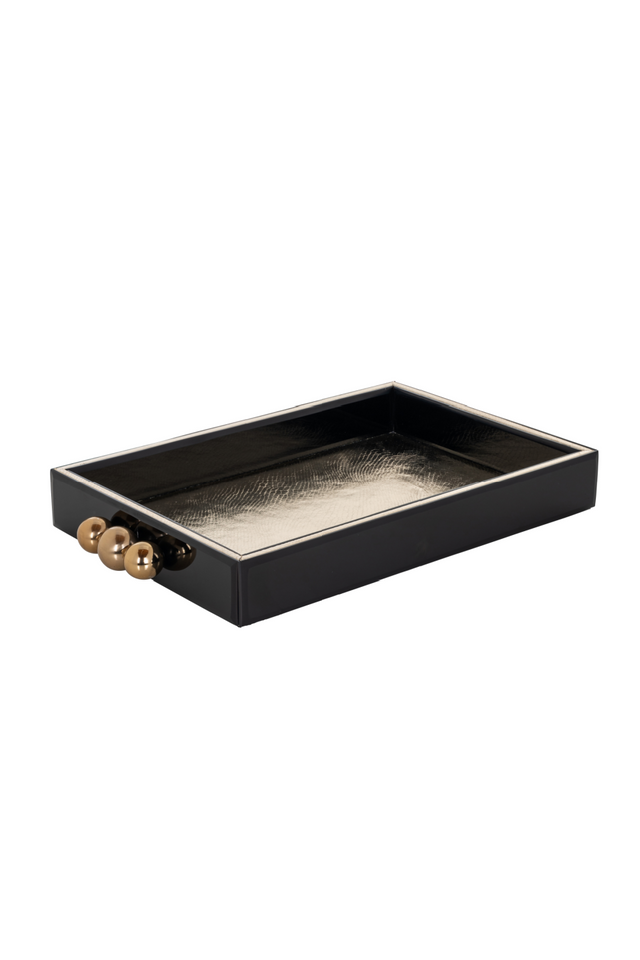 Black Modern Tray | Richmond Interiors Liv | OROA.com