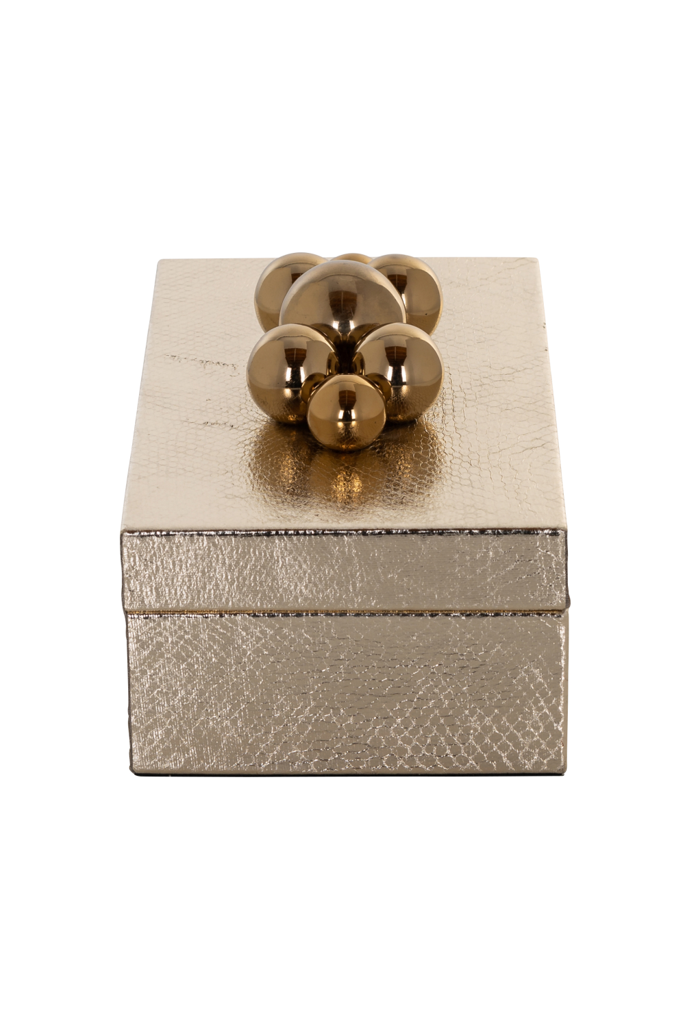 Gold Contemporary Storage Box | OROA Norah | OROA.com