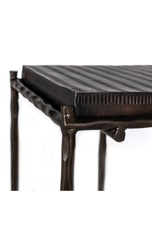 Black Aluminum Sofa Table | Richmond Interiors Ventana | Oroa.com