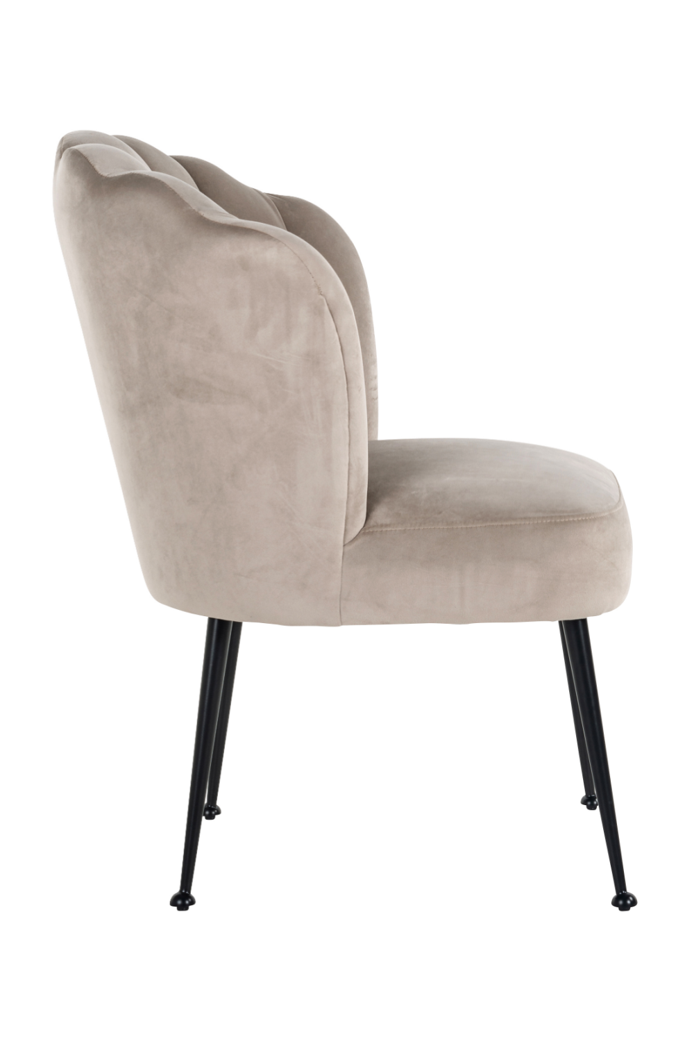 Scalloped Velvet Dining Chair | OROA Pippa | Oroa.com