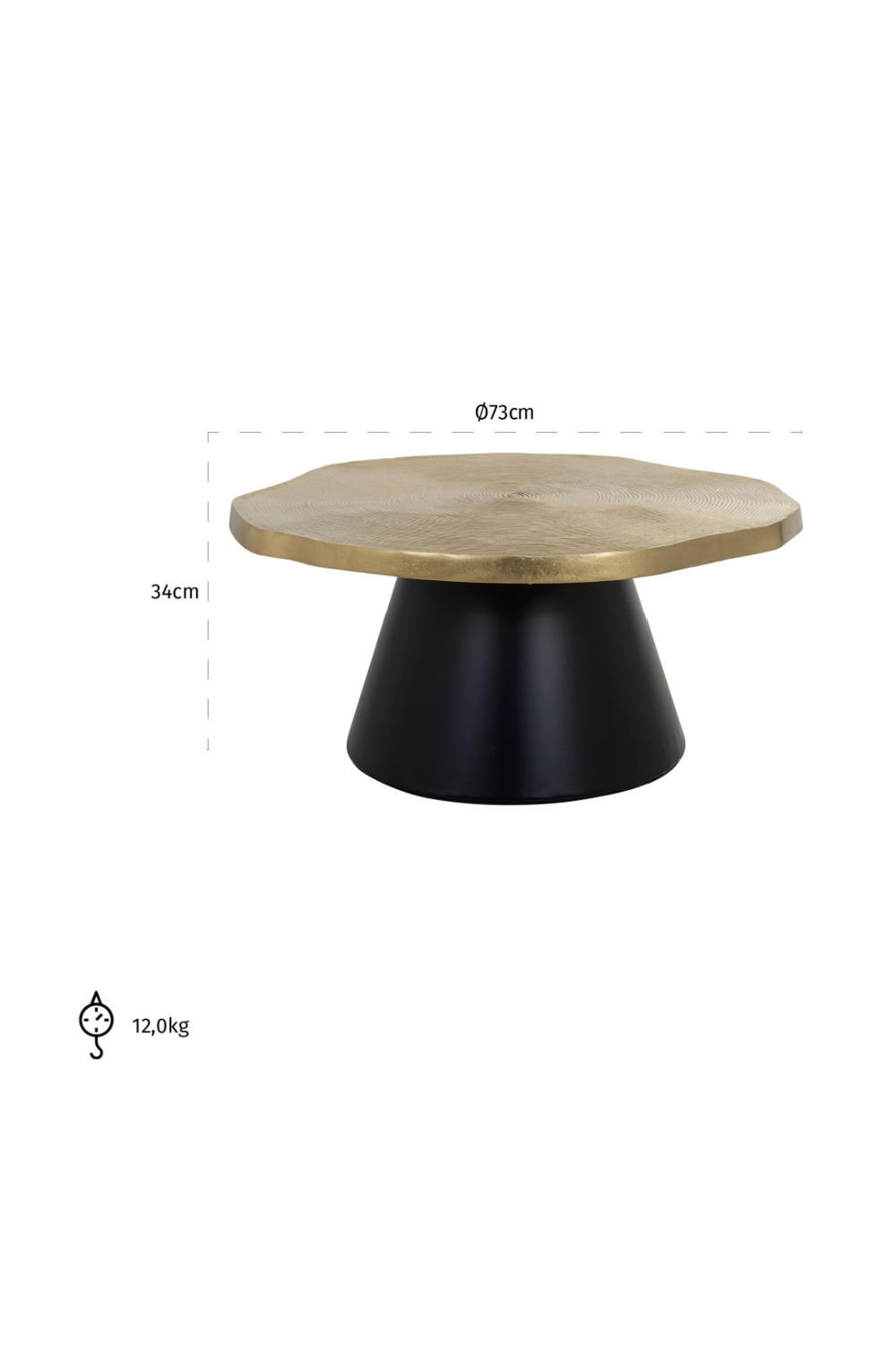Organic Shaped Coffee Table | OROA Sassy | Oroa.com