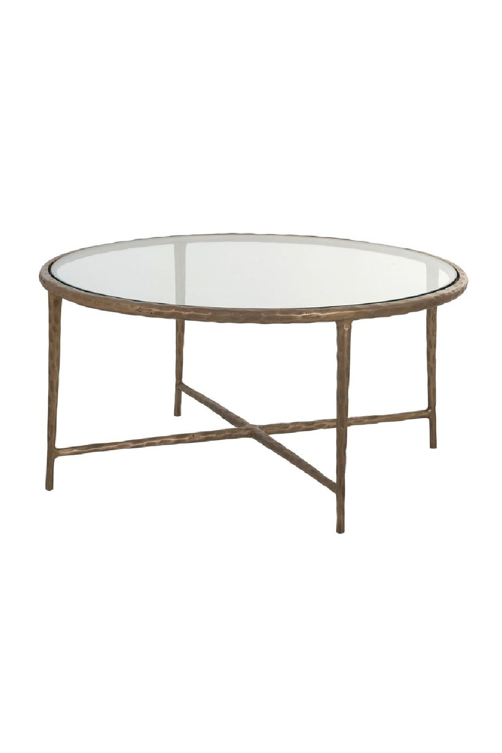 Round Glass Coffee Table | OROA Freya | Oroa.com