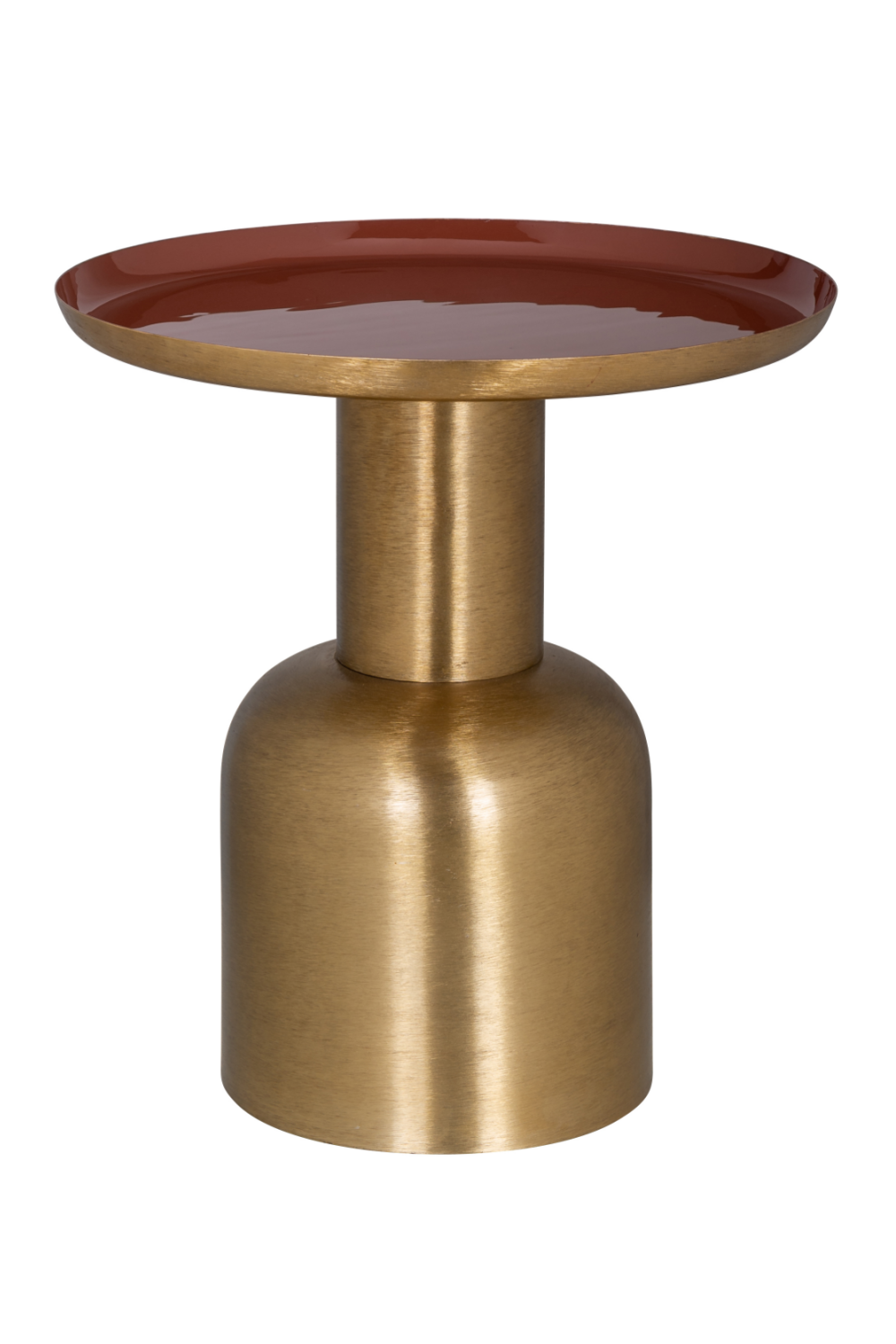 Gold Pedestal End Table | OROA Inaya | Oroa.com