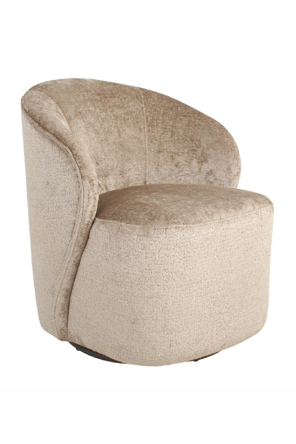Chenille Swivel Easy Chair | OROA Sofia | Oroa.com