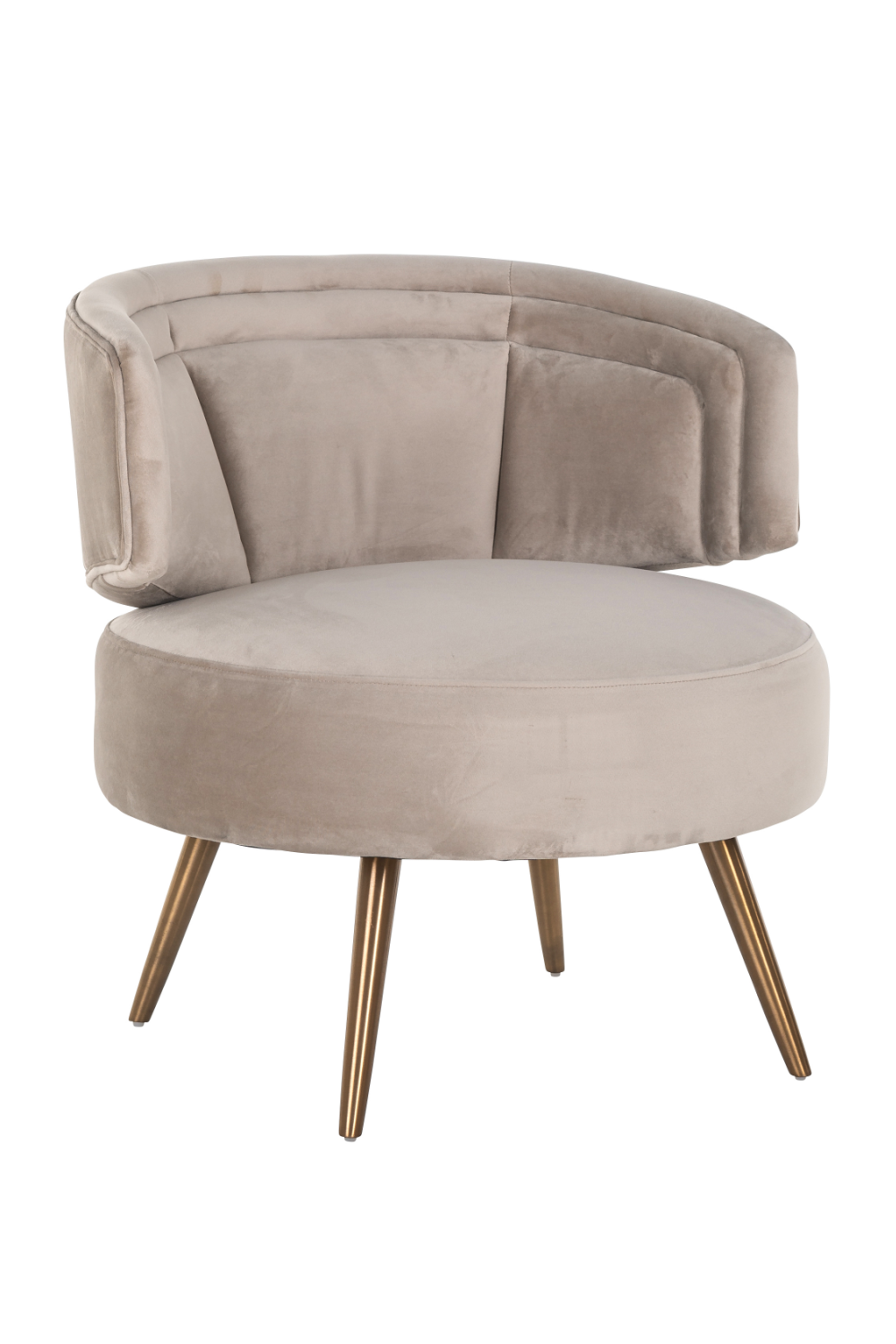 Modern Velvet Easy Chair | Richmond Interiors Hazel | Oroa.com